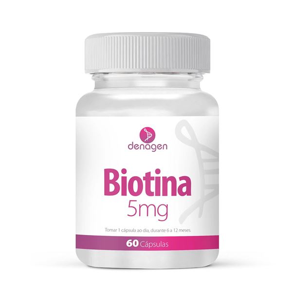 Biotina 5mg 60 Cápsulas