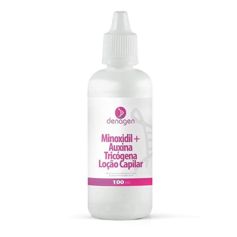 Minoxidil + Auxina Tricógena Loção Capilar