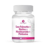 Saw Palmetto + Biotina + Nicotinamida + Piridoxina 60 Cápsulas