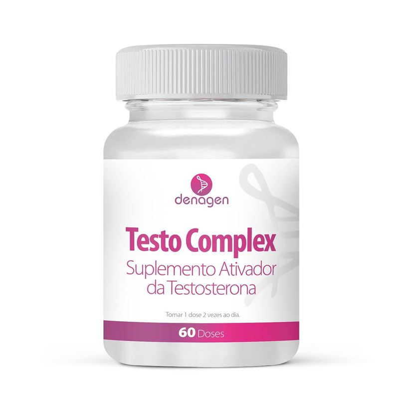 Testo Complex - Suplemento Ativador da Testosterona 60 Doses
