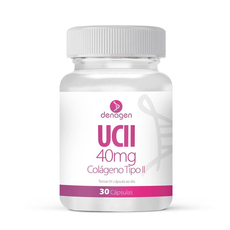 UC II 40mg - Colágeno Tipo II 30 cápsulas